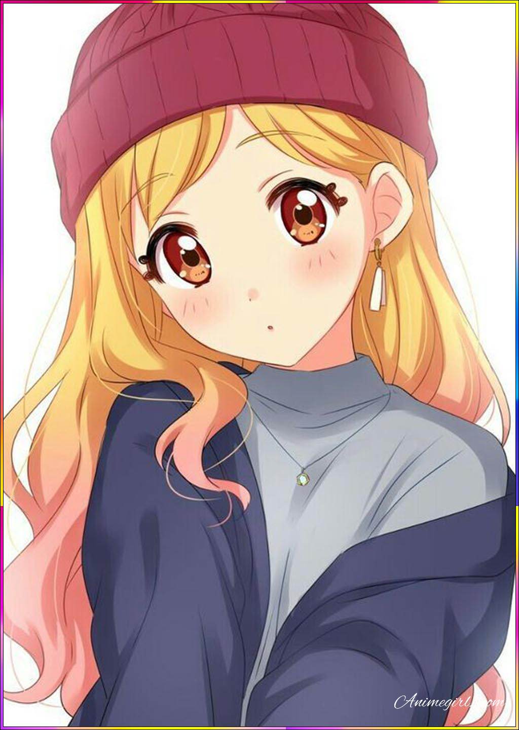 blonde anime girl
